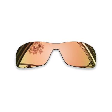 Imagem de SmartVLT Lentes de reposição masculinas para óculos de sol Oakley Antix OO9077 - Mais opções, Pêssego dourado, Tamanho �nico