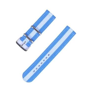 Imagem de Pulseira De Relógio Esportiva Unissex Em Nylon Trançado 18mm 20mm 22mm