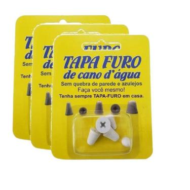 Imagem de Kit 3 Tapa Furo Para Cano De Água 5 Medidas Fácil Instalação
