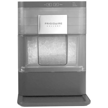 Imagem de Máquina de Gelo que Produz 20 kg em 24H com Função de Autolimpeza, Design Compacto e Moderno, 110V, Frigidaire, Preta