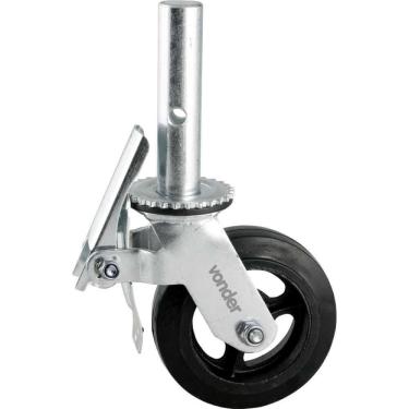 Imagem de Rodizio Giratorio 6`` Borracha Para Andaime Vonder