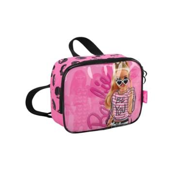 Imagem de Lancheira Térmica, Barbie, Mão e Costas, Rosa - Luxcel