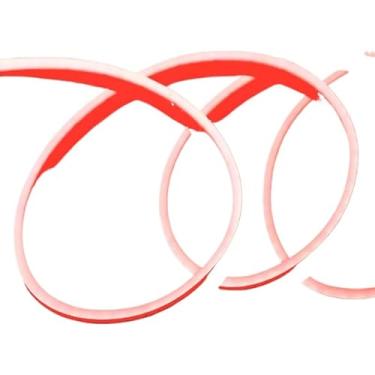 Imagem de Fita de LED Mangueira Neon 5 Metros IP65 Flexível Com ou Sem Fonte 8 Cores(Vermelho,Sem Fonte)