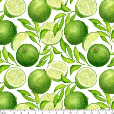 Imagem de Tecido Tricoline Limão - Peripan - 50 x 150 cm - Ideal para Artesanato