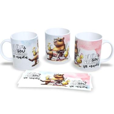 Imagem de Caneca Xícara Capivara Café Chá Chocolate Quente (Mod.11)