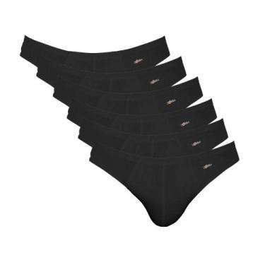 Imagem de Kit Com 6 Cuecas Slip Tradicional Light Zorba Algodão Cotton Original,