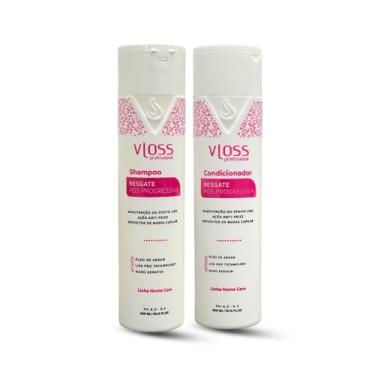 Imagem de Resgate Pos Progressiva Kit Shampoo E Condicionador Vloss Home Care