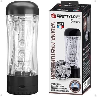 Imagem de Masturbador Masculino Lanterna Vagina Textura Interna Com Diferentes Intensidades e Movimentos