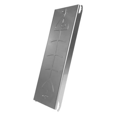 Imagem de Rack de salmão com chama para churrasco | Suporte de churrasco para tábua de cozinhar peixe, acessórios reversíveis de 180 graus para grelhar utensílios de cozinha para carne, alimentos, interior