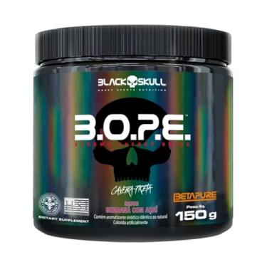 Imagem de Pré Treino BOPE - Black Skull (150 G, Guarana com açaí)