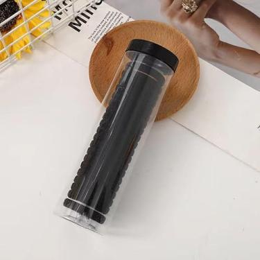 Imagem de Conjunto de 20 peças de laços de cabelo femininos, faixa de borracha enlatada, acessórios de cabelo com corda elástica, acessórios de cabelo multicoloridos para mulheres (cor: A)