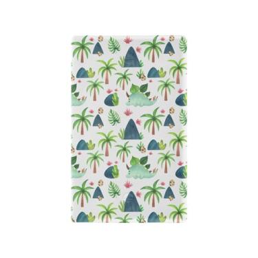 Imagem de SEHANY Capa de placa de parede com interruptor de luz engraçada de dinossauro, tamanho padrão e à prova de calor, placas decorativas para decoração de escritório doméstico (11,5 cm x 7 cm)