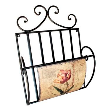 Imagem de Porta Revista Chão ou Mesa Vintage de Metal Organizador - nettuno, de 