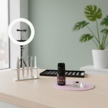 Imagem de Cola Adesivo P/ Cílios Aurora Cherry Lash & Embelleze Pro 3g