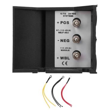 Imagem de Carro reverso chifre água 3 alarme sonoro ajustável para escavadeira de caminhão DC12V a 48V (YC-315B1)