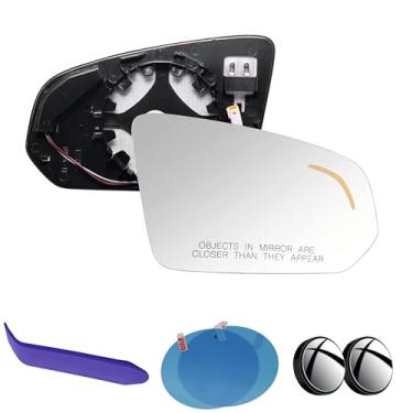 Imagem de EAP Vidro de espelho de passageiro compatível com Volvo S60 S90 V60 V60 Cross Country V90, aquecido com ponto cego sem escurecimento automático, 31402881 31402879 31402880 31402878