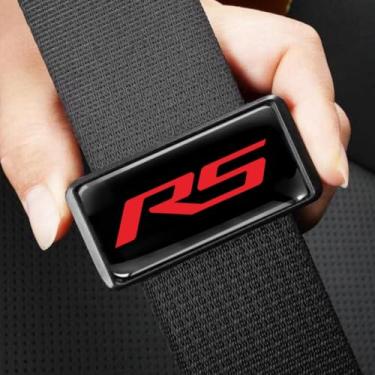 Imagem de QZXIAOGU 2 peças ajustador de cinto de segurança de carro para carro capa universal para cinto de segurança de carro para uma condução mais confortável, alça de ombro para cinto de segurança (RS)