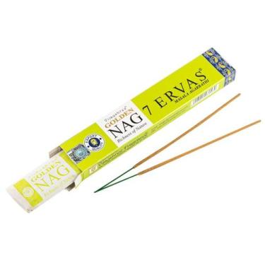 Imagem de Incenso Massala Vijayshree Golden Nag Cx/12 7 Herbs