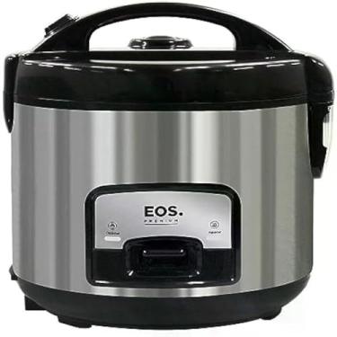Imagem de Panela eletrica para cozinhar arroz, design em inox, e pratica