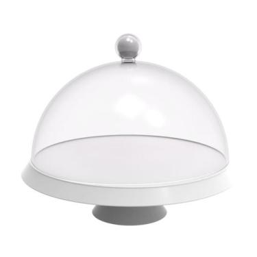 Imagem de Porta Bolo Bubble Crippa 25 Cm De Diametro Com Base Com Pé Resistente 