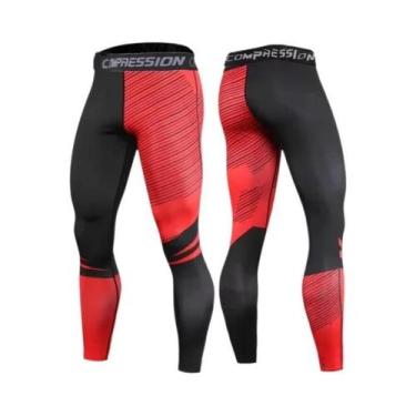 Imagem de Calças De Compressão Masculinas Casuais Skinny Para Treino E Esportes 