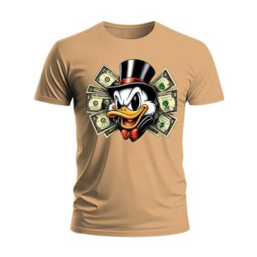 Imagem de T-Shirt Camiseta Masculina Dollar Tio Patinhas frente verso estampada 