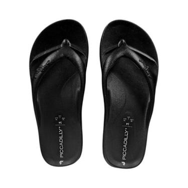 Imagem de Chinelo Piccadilly Marshmallow C242001 Feminino, Preto, 36
