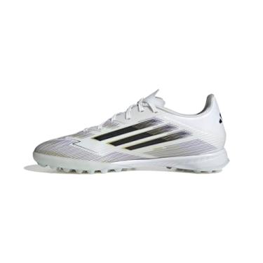 Imagem de Adidas Tênis unissex adulto F50 League Turf, Branco/preto/dourado metálico, 41 BR