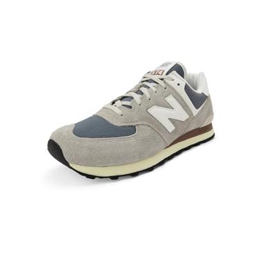 Imagem de New Balance Tênis masculino 574, Marrom, branco, 41 BR