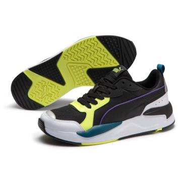 Imagem de Tênis PUMA X-Ray Game Bdp Masculino, Preto/Azul/Amarelo, 39