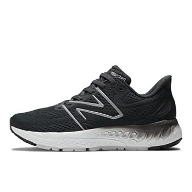 Imagem de New Balance Fresh Foam 880 V13 Tênis de corrida feminino, Blacktop/preto/prata metálico, 8 Wide