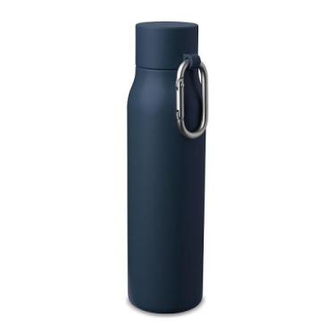 Imagem de Garrafa Térmica Inox Parede Dupla 550ml Tampa Rosqueável Azul - Desemb