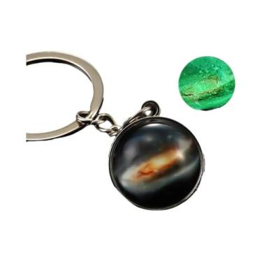 Imagem de Chaveiro Luminoso Do Sistema Solar Que Brilha No Escuro, Galáxia, Nebu