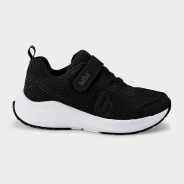 Imagem de Tênis Infantil Bibi High School Preto com Branco-Masculino