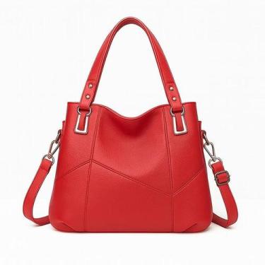 Imagem de Bolsa Feminina Tote Sacola Ombro Alça Transversal Casual Fashion - Mul