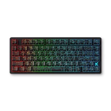Imagem de Teclado Magnético Gamer MCHOSE MC-Jet75-6, RGB, Switch Topographic Uranus, Polling Rate MC-Jet75-6-Unissex