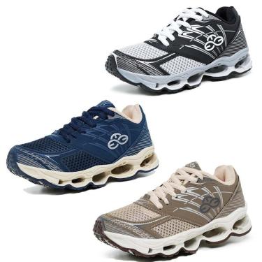 Imagem de Kit 3 Tênis Menino Infantil Casual Bonito e Resistente Compre Já-Masculino