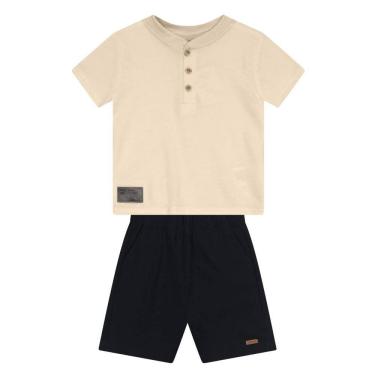 Imagem de Conjunto infantil menino malha artesanal Mundi