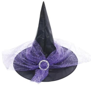 Imagem de Chapeu de Bruxa Infantil e Adulto pra Fantasia de Halloween - Fantasia