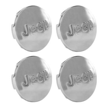 Imagem de Jogo Calota Meio Tampa Roda Jeep Renegade Compass Cromado - GFM