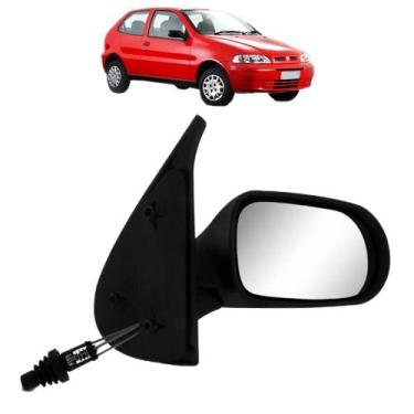 Imagem de Retrovisor Palio Fire 2001 2002 2003 com Controle 2 Portas Lado Direit