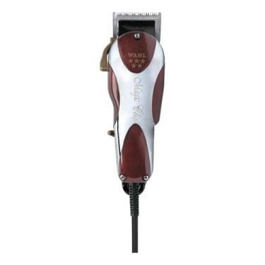 Imagem de Maquina De Cortar Cabelo Wahl Magic Clip 127v Profissional Vermelho, 1