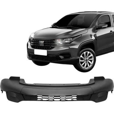 Imagem de Parachoque Dianteiro Strada 2021 2022 2023 2024 Preto Texturizado infe