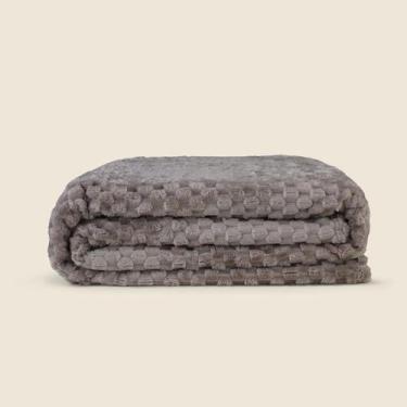 Imagem de Cobertor Cozy Bege - ACASA - ACASA, Queen, Cinza