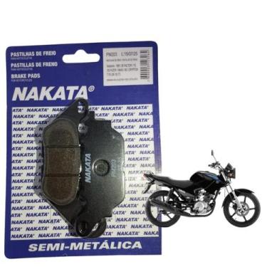 Imagem de Pastilha Freio Nakata Yamaha Crypton T 115 ED 2010 A 2013, DIANTEIRO