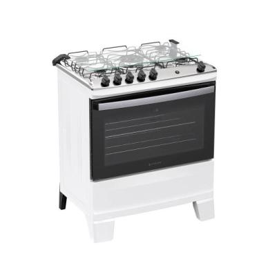 Imagem de Fogão a Gás Atlas Agile Up 5 Bocas 82 Litros Mesa Inox Automático Bran