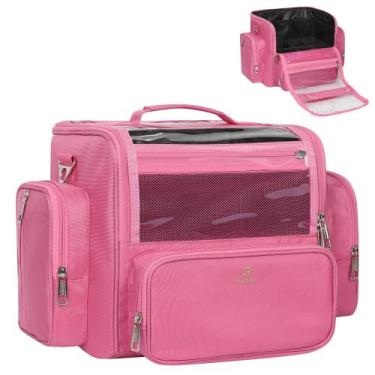 Imagem de Bolsa para pincéis de maquiagem NAONAYA, grande capacidade, impermeáve