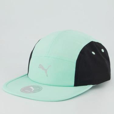 Imagem de Boné Puma Ess Running 5 Panel Verde, Único