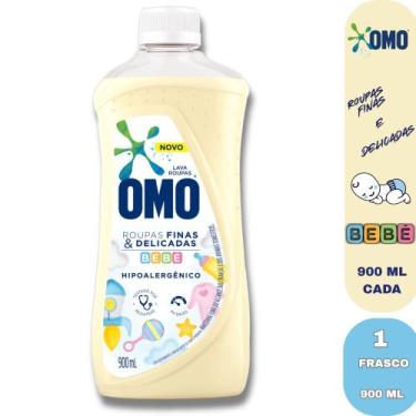 Imagem de Lava Roupas Omo Roupinhas Finas e Delicadas pro seu Bebê 900ml  Kit 3u