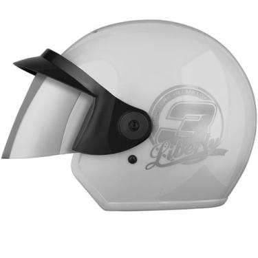 Imagem de Capacete Aberto Pro Tork Liberty 3 Solid Viseira Espelhada Masculino F